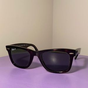 Ray Ban Wayfarer polarized unisex sunglasses